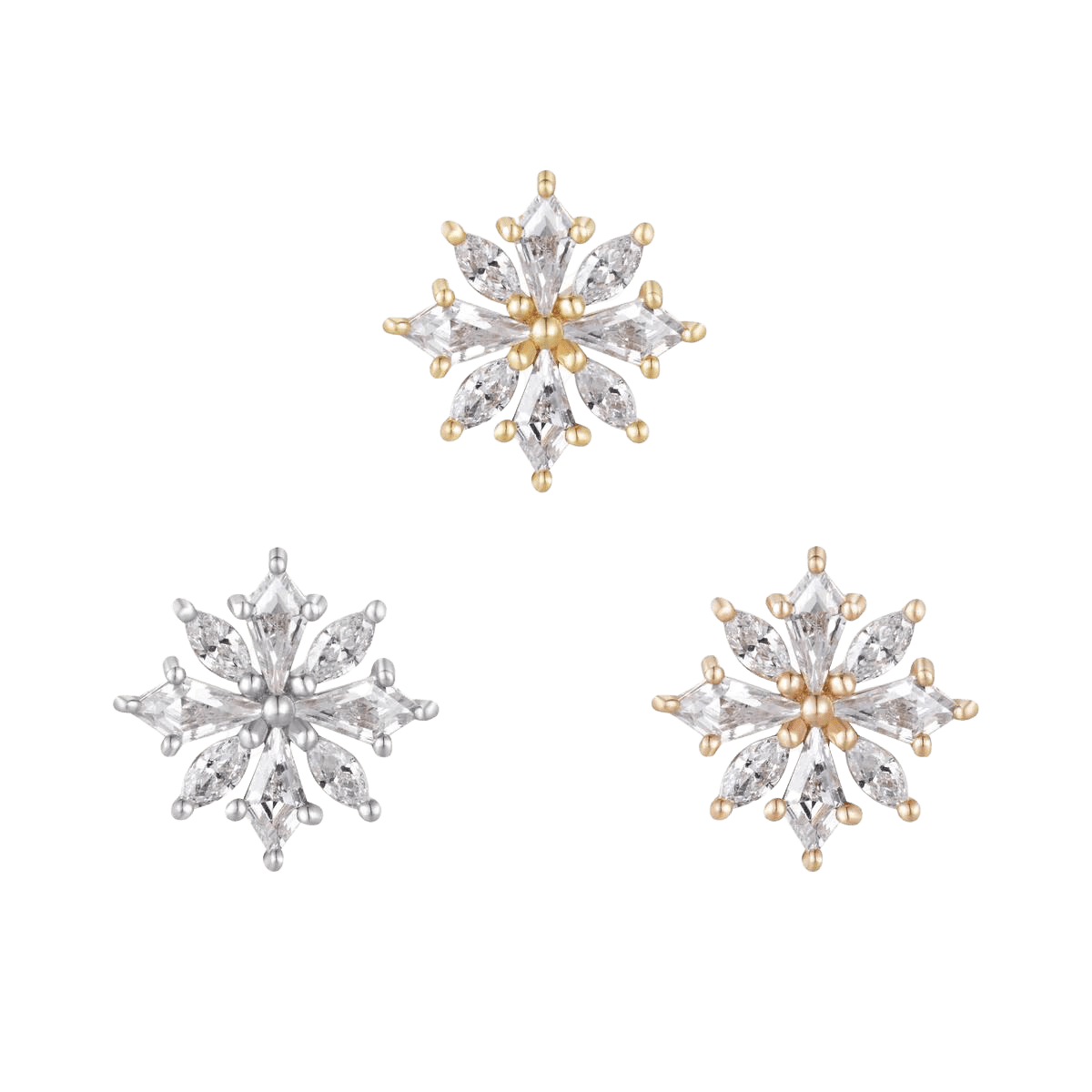 HAUTENESS - SWAROVSKI CZ - THREADLESS END piercing-zone.com