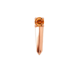 Gemmed Blade – 14K/18K Gold Gemstone Threadless End