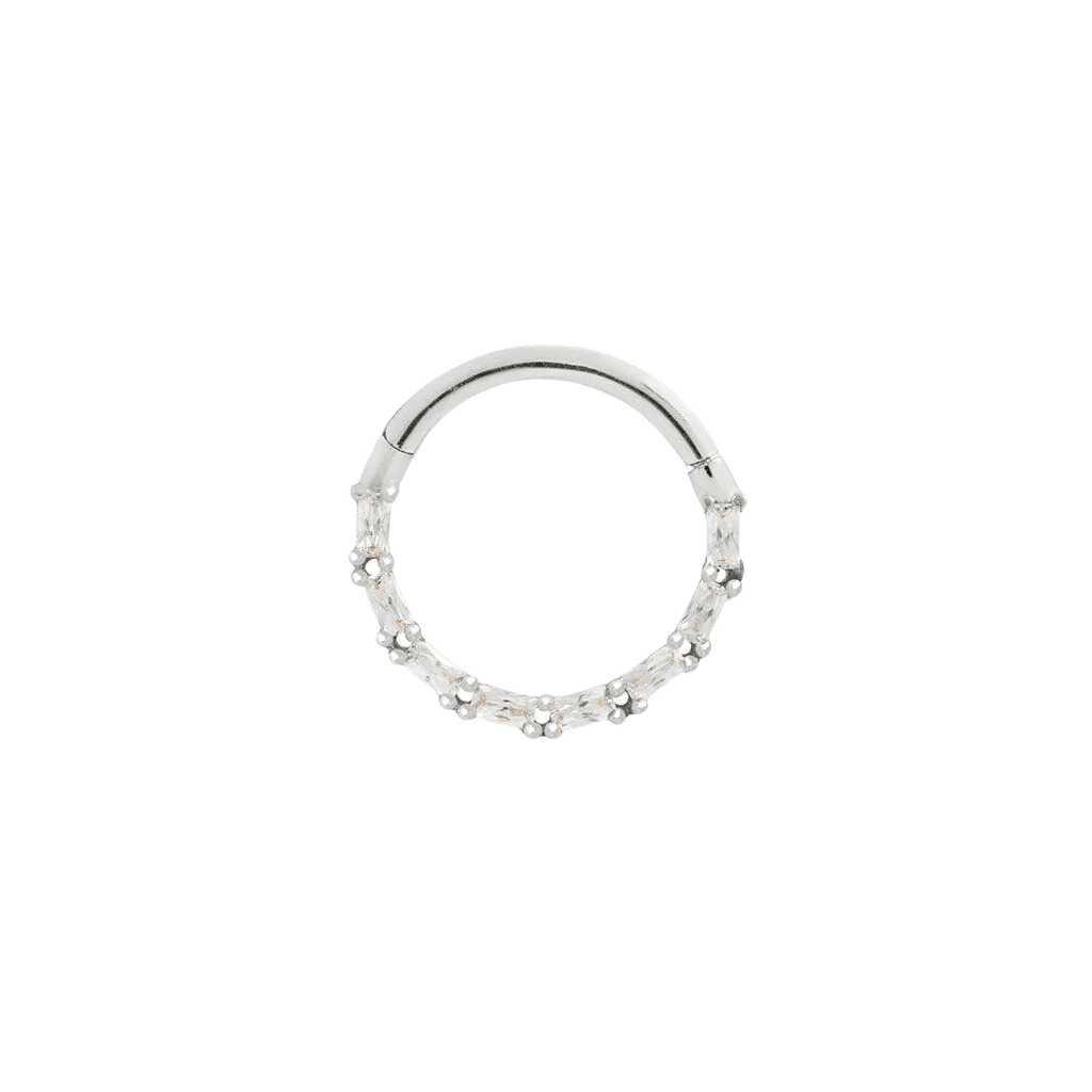 LOVED - CZ - SOLID 14KT GOLD CLICKER piercing-zone.com