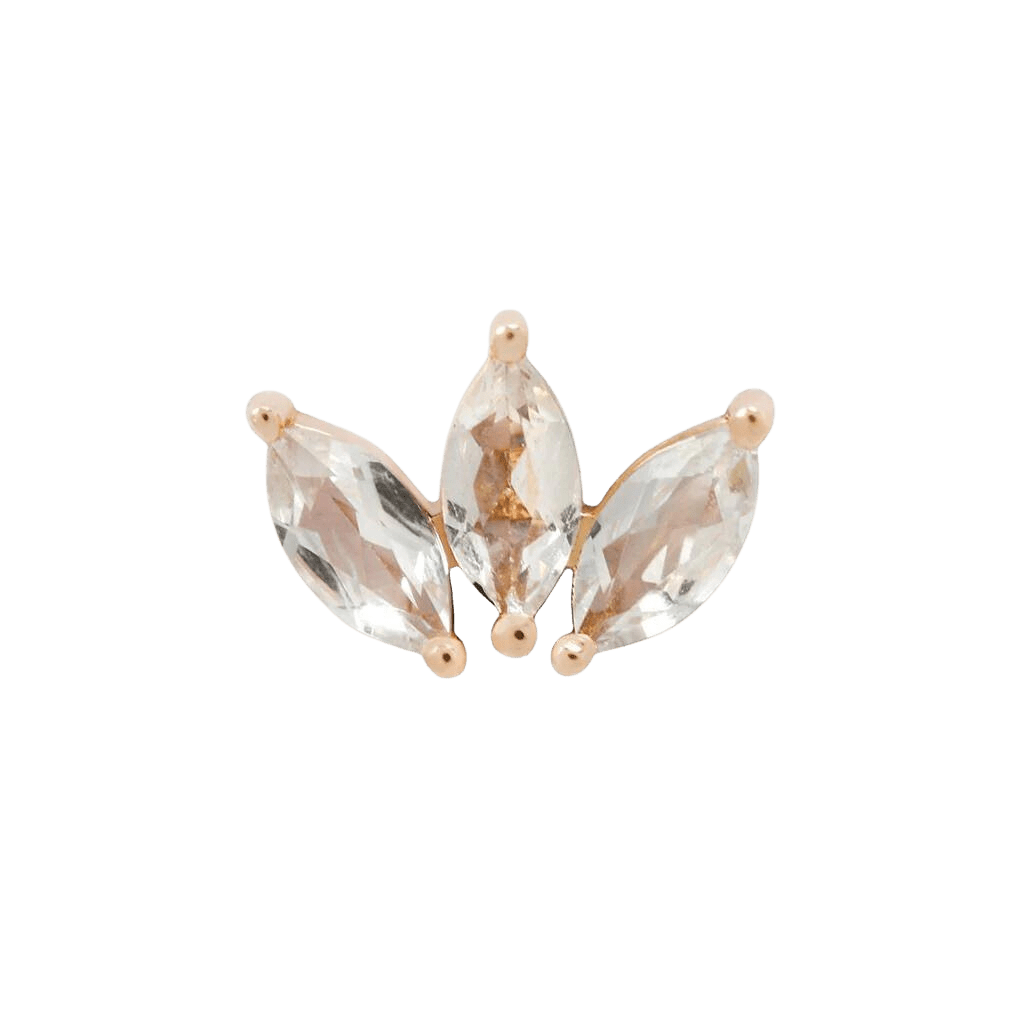 MOET - SWAROVSKI CZ THREADLESS END piercing-zone.com