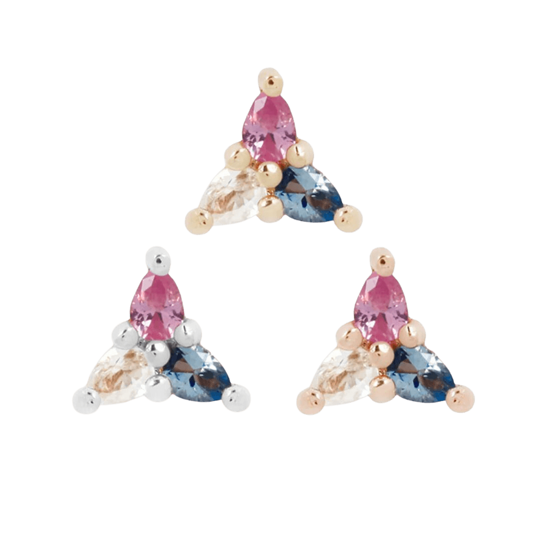 3 LITTLE PEARS - TRANS AWARENESS - THREADLESS END piercing-zone.com