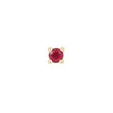 RUBY PRONG - THREADLESS END piercing-zone.com