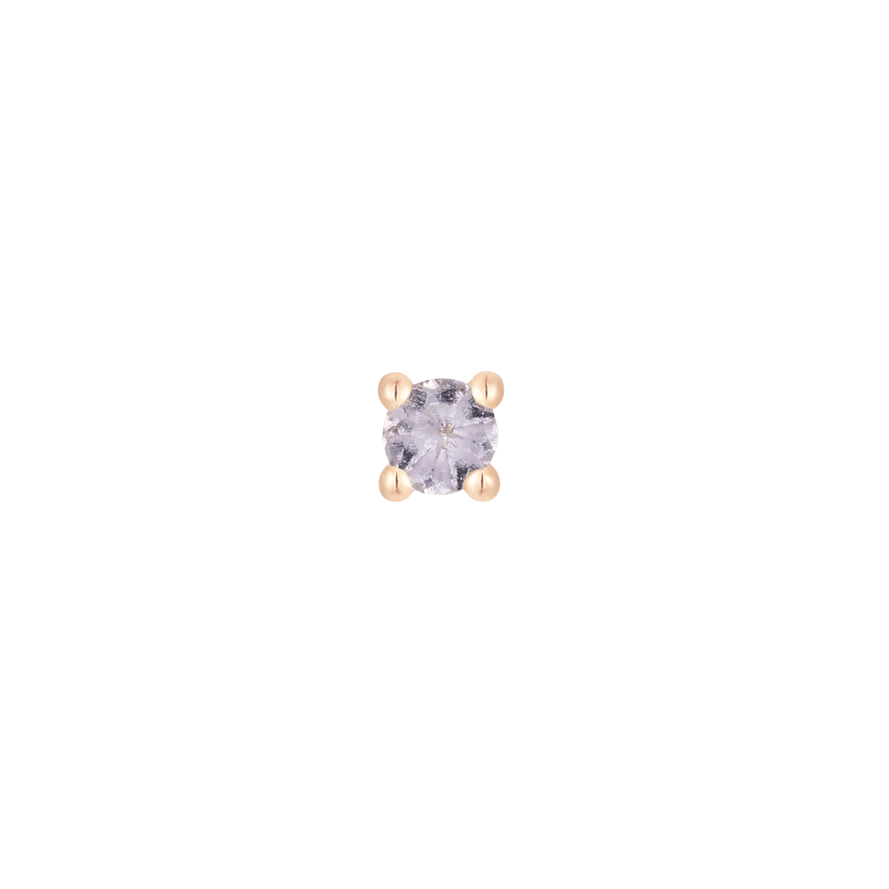 TANZANITE PRONG - THREADLESS END piercing-zone.com