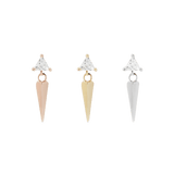 SAINT - CZ - THREADLESS END piercing-zone.com