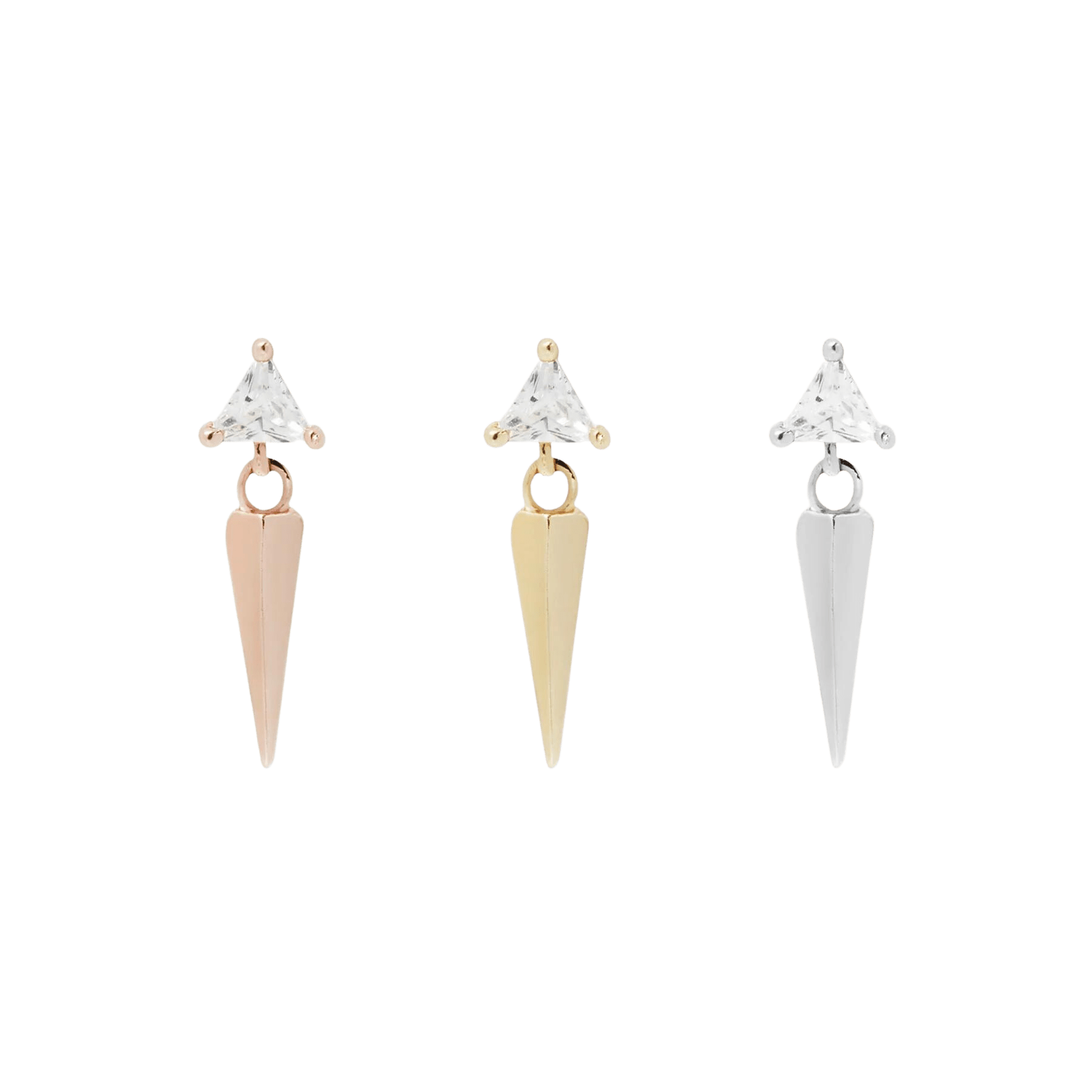 SAINT - CZ - THREADLESS END piercing-zone.com