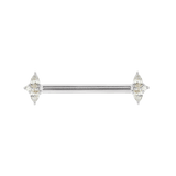 ETHEREAL - CZ - FORWARD FACING - THREADLESS END piercing-zone.com