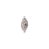 ZURI - GREY DIAMOND - THREADLESS END piercing-zone.com