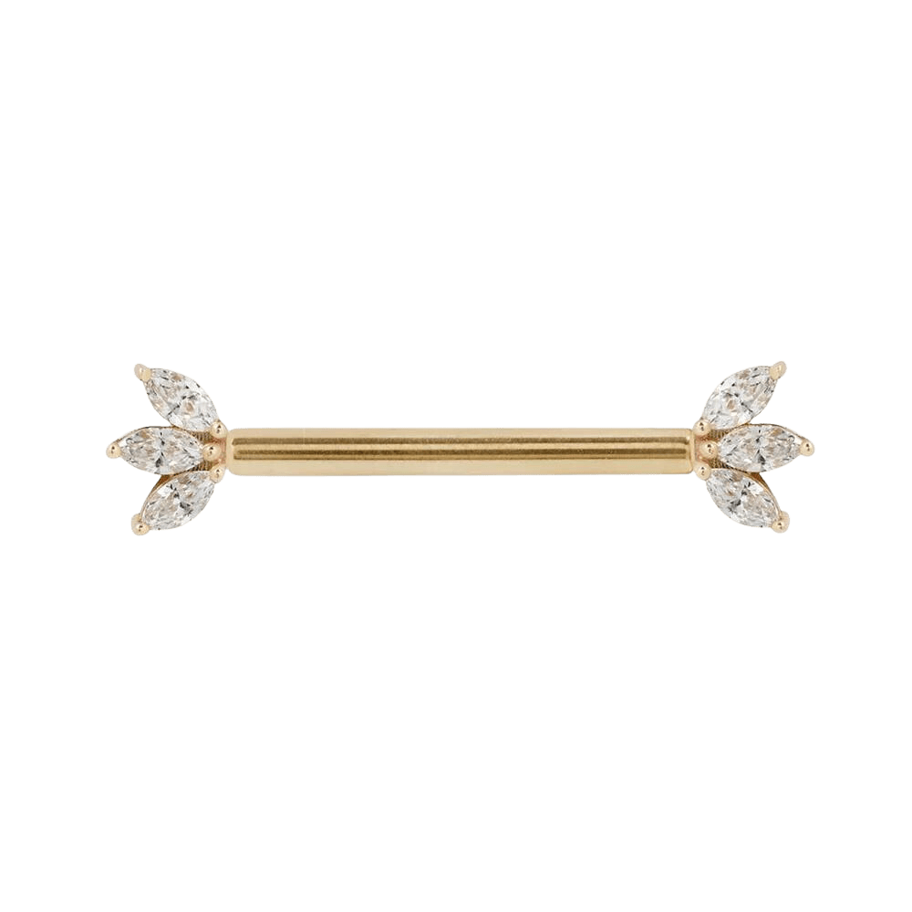 MOET CZ - FORWARD FACING - THREADLESS END piercing-zone.com
