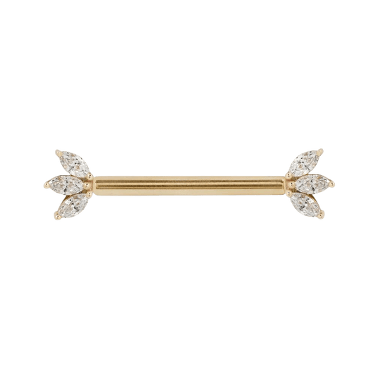 MOET CZ - FORWARD FACING - THREADLESS END piercing-zone.com