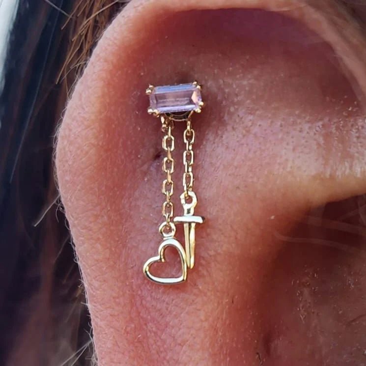 Love Hurts Chains -14K Gold