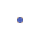 Peekaboo – 14K Gold Sandblasted London Blue Topaz Threadless End