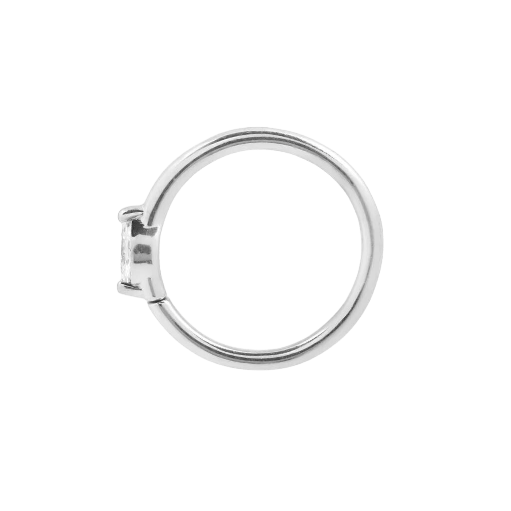 ZURI CZ SEAMLESS RING piercing-zone.com