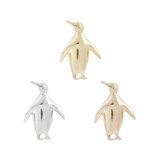 HAPPY FEET - PENGUIN - THREADLESS END piercing-zone.com