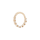 LOVED - CZ - SOLID 14KT GOLD CLICKER piercing-zone.com
