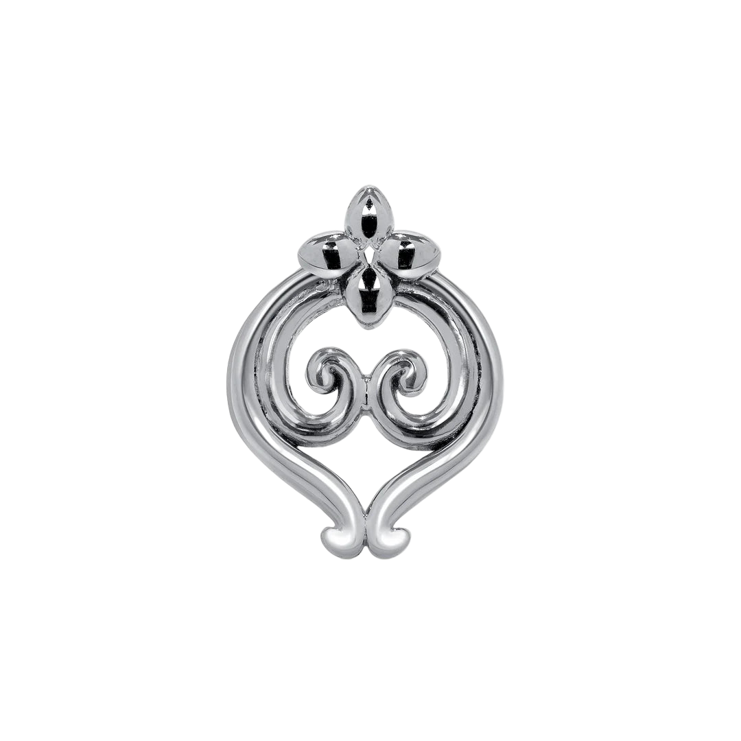 Adorn 14K Gold Decorative End – Front View