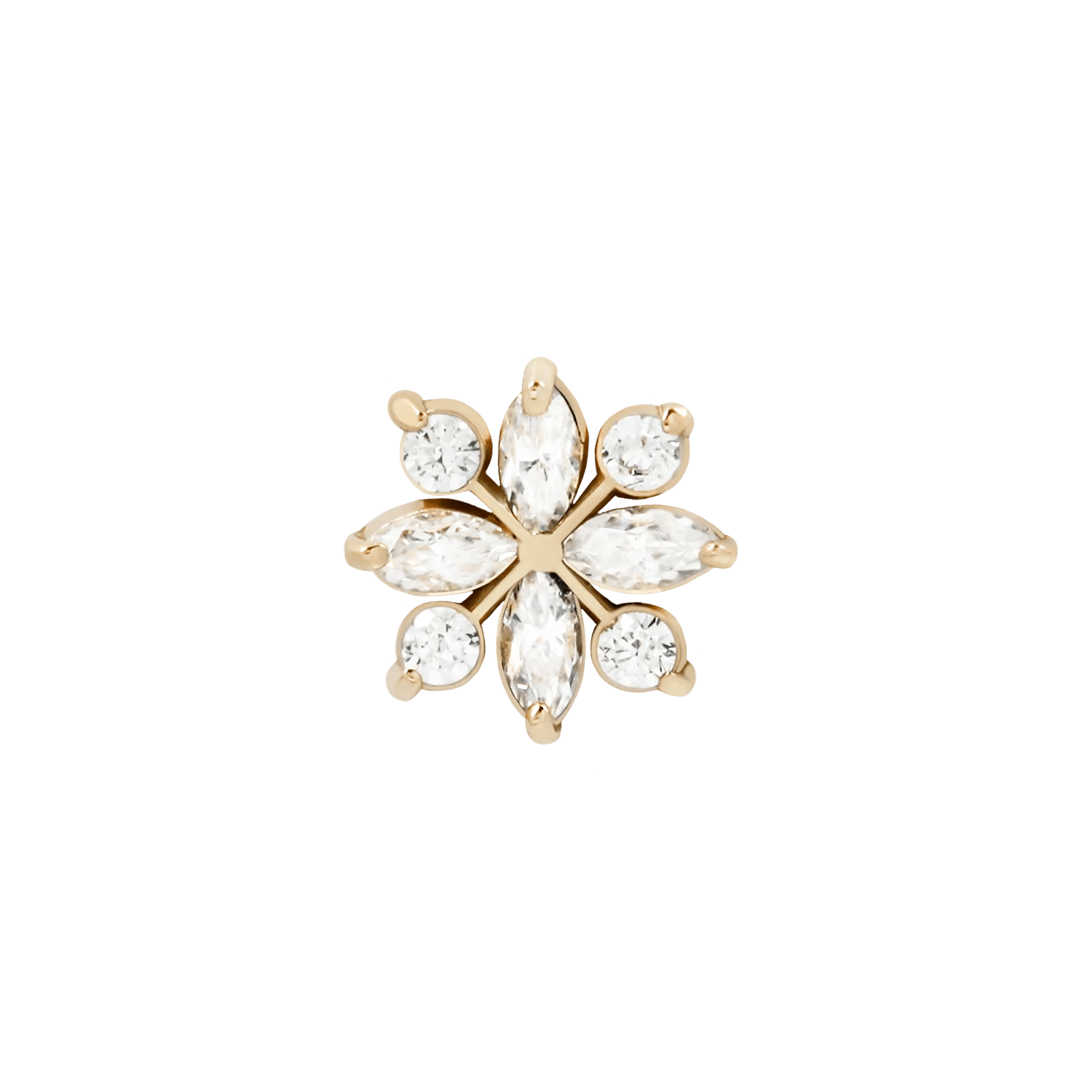 Alive by Maya Jewelry in yellow gold and real diamonds