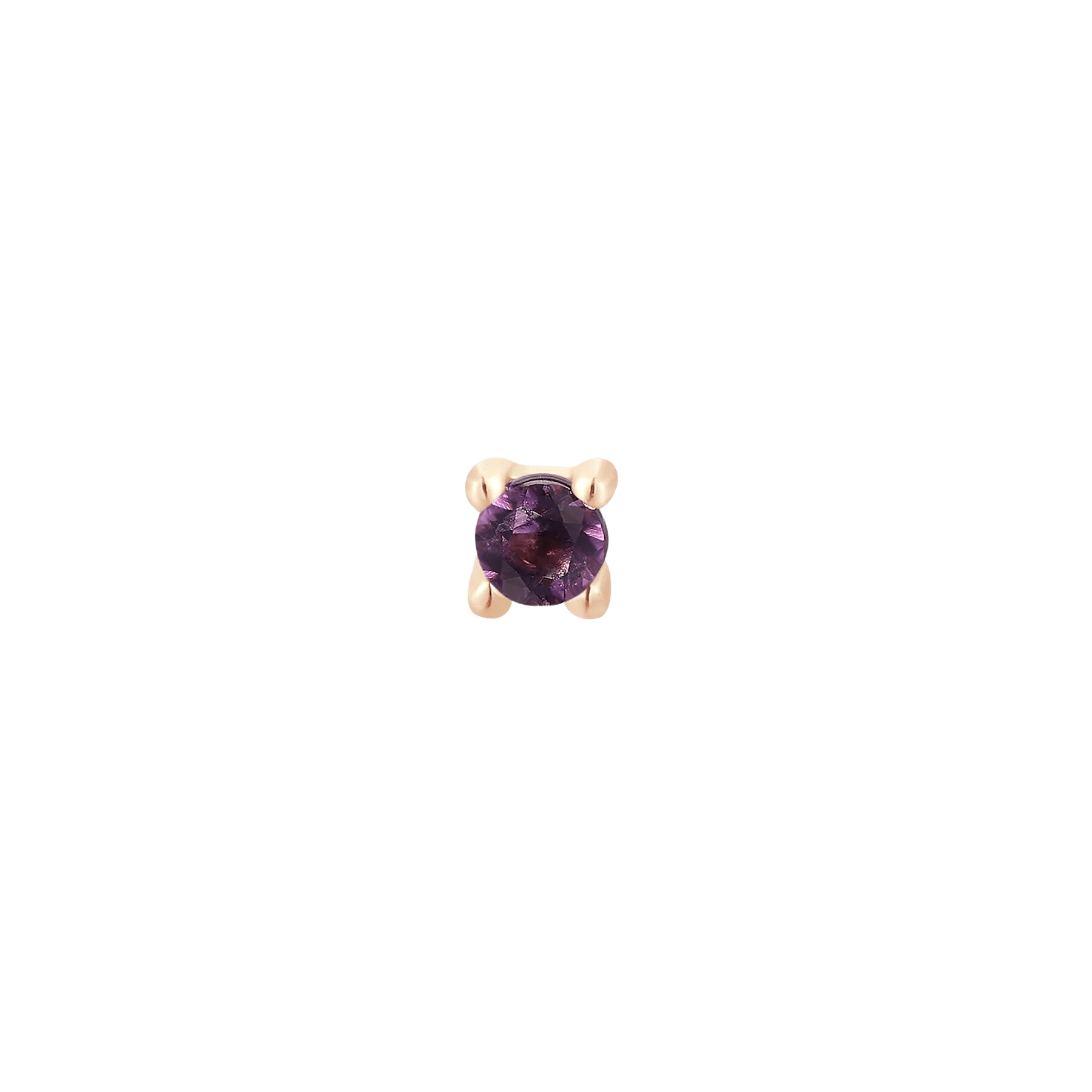 AMETHYST PRONG - THREADLESS END piercing-zone.com