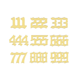 Angel Numbers End in Yellow Gold – Studio Lighting Shot