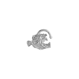Anglerfish Styled in Conch Piercing with Stacked Jewelry