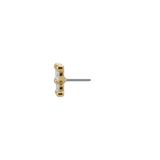 Anima - 18K Gold Gem Threadless/Threaded End - piercing - zone.com