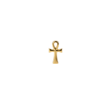Ankh End - 18K Gold Threadless End - piercing - zone.com