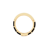 Hinged Clasp Mechanism of Anti Hero CZ Clicker in Gold