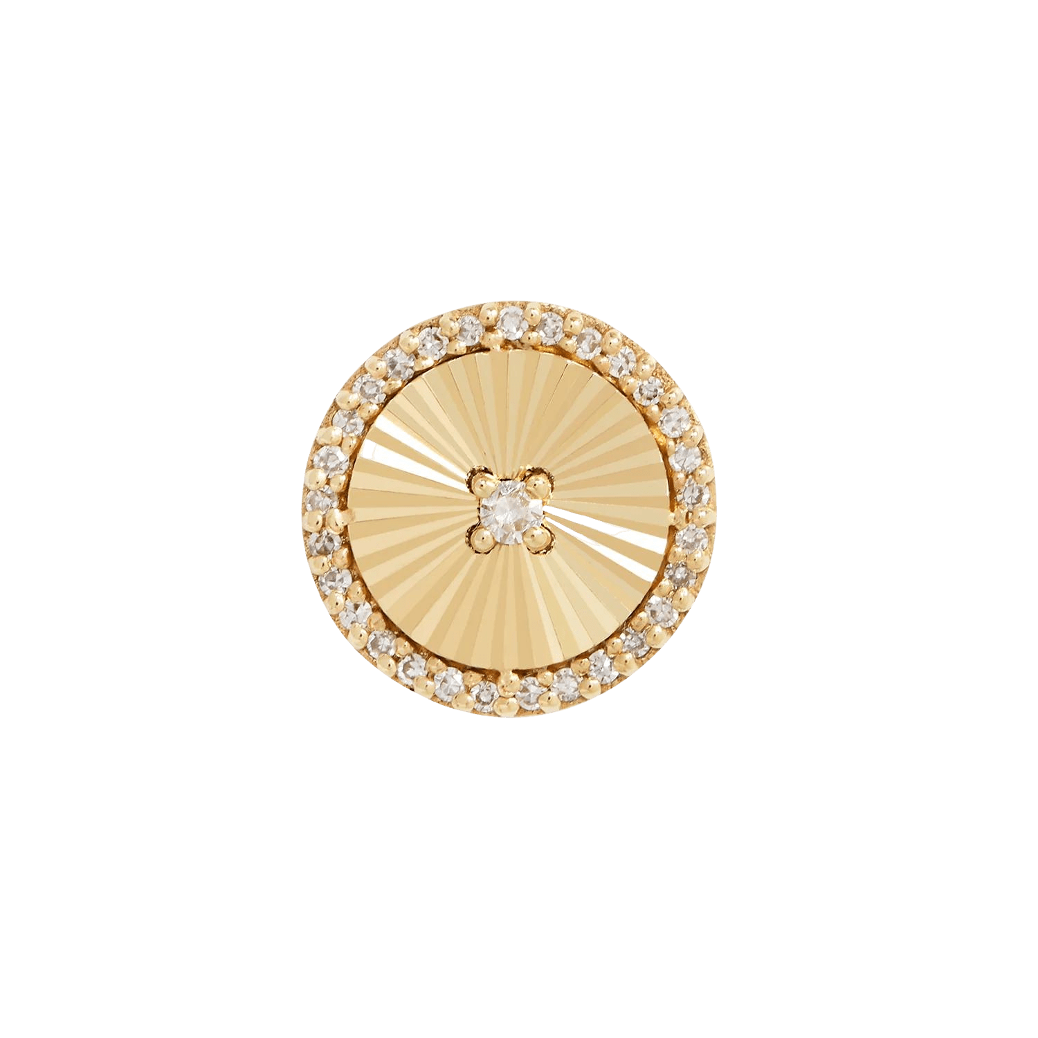 Ascend Diamond Threadless End – 14K Gold Laser-Cut Jewelry