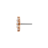 Asphodel - 18K Gold Gem Threadless/Threaded End - piercing - zone.com