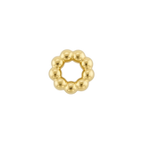 Baby Ball Hoop - 18K Gold Threadless/Threaded End - piercing - zone.com