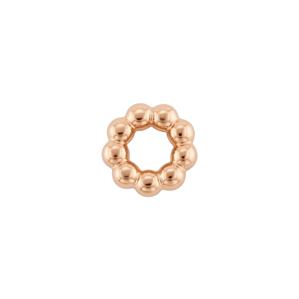 Baby Ball Hoop - 18K Gold Threadless/Threaded End - piercing - zone.com