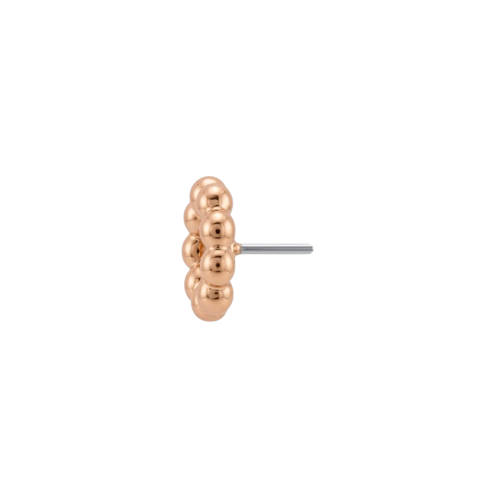 Baby Ball Hoop - 18K Gold Threadless/Threaded End - piercing - zone.com