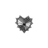 Bad Amor Threadless End – 14K Gold & Black Diamond Charm