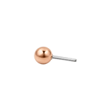 Ball End - 18K Gold Titanium Threadless End - piercing - zone.com
