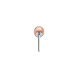 Ball End - 18K Gold Titanium Threadless End - piercing - zone.com