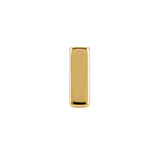 Bar of Gold - 18K Gold Threadless/Threaded End - piercing - zone.com
