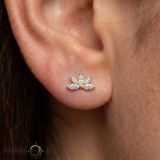 Ajna - 18K Gold Gem Threadless End