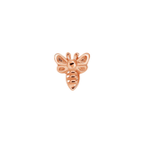 Bee 14K Gold Internally Threaded End – Close-Up