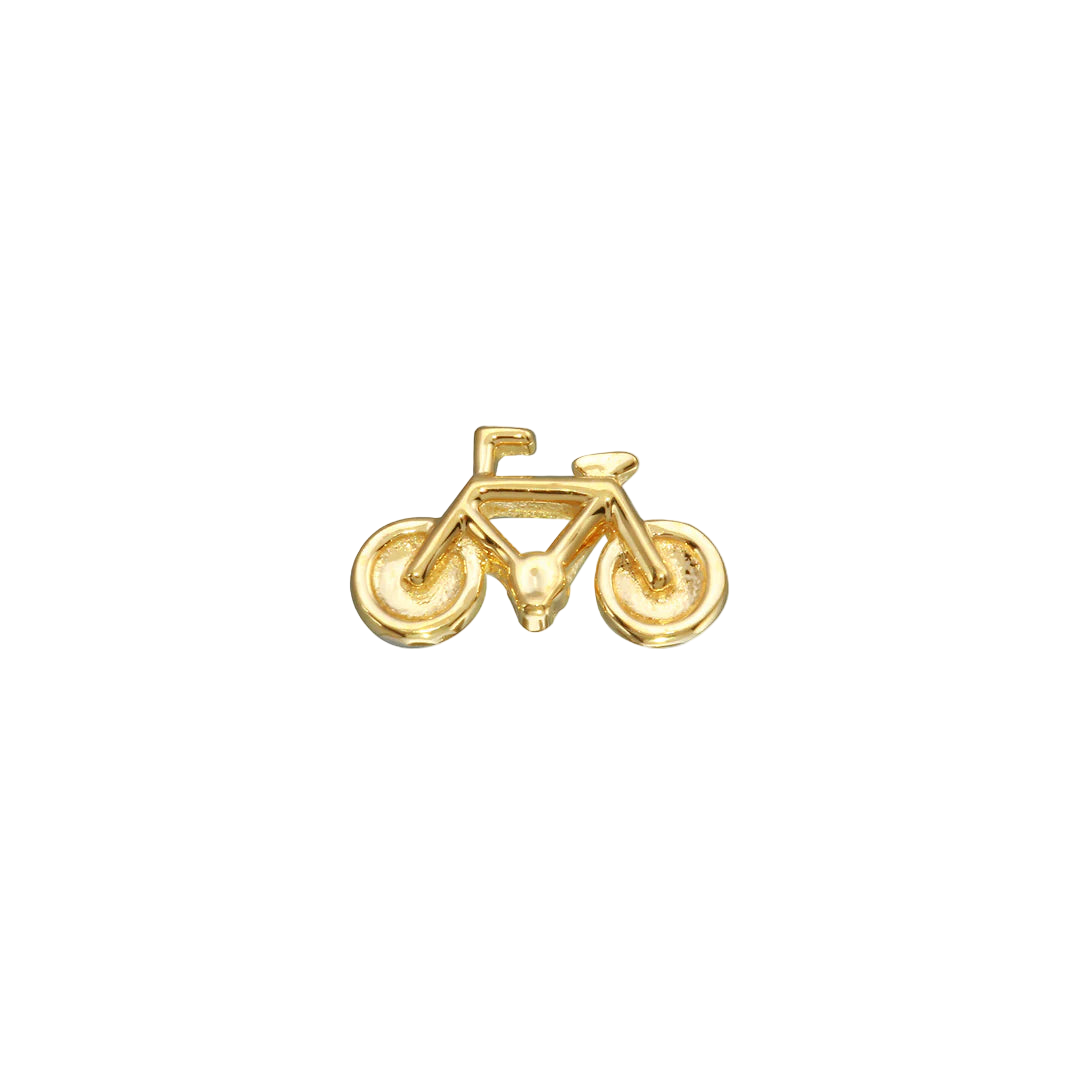 Sculptural Bicycle Design in Yellow Gold – Close-Up