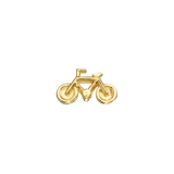 Sculptural Bicycle Design in Yellow Gold – Close-Up