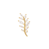 Botaniste CZ Threadless End – Marquise Gems in 14K Gold