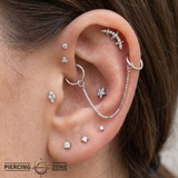 Box Chain – 14K Gold Piercing Chain