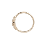 BRIGITTE SWAROVSKI-CZ SEAMLESS GOLD RING piercing-zone.com