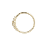 BRIGITTE SWAROVSKI-CZ SEAMLESS GOLD RING piercing-zone.com