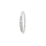 BRIGITTE SWAROVSKI-CZ SEAMLESS GOLD RING piercing-zone.com