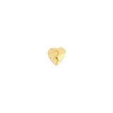 Broken Heart - 18K Gold Threadless/Threaded End - piercing - zone.com