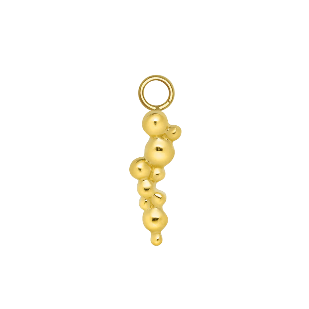 Bubbles – 14K & 18K Gold Charm