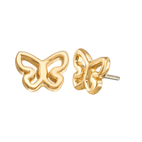 Butterfly End in Yellow Gold – Studio Lighting View