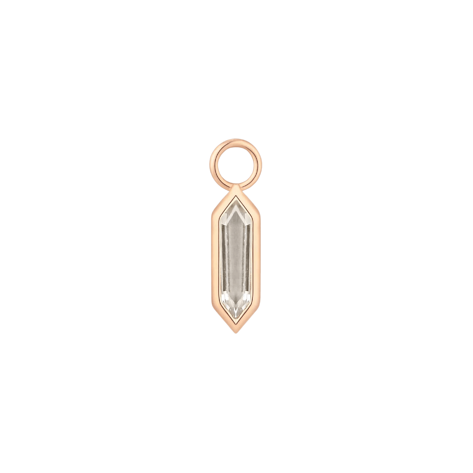 THEORY - CZ - GOLD CHARM piercing-zone.com