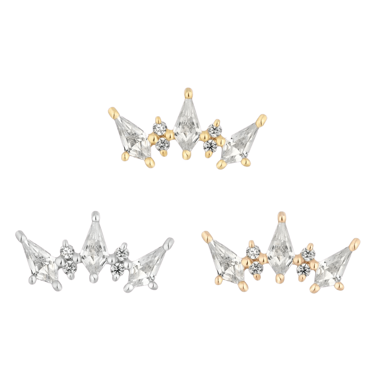 SCANDALOUS - CZ - THREADLESS END piercing-zone.com