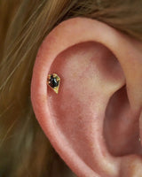 CADENCE - BLACK SPINEL - THREADLESS END piercing-zone.com